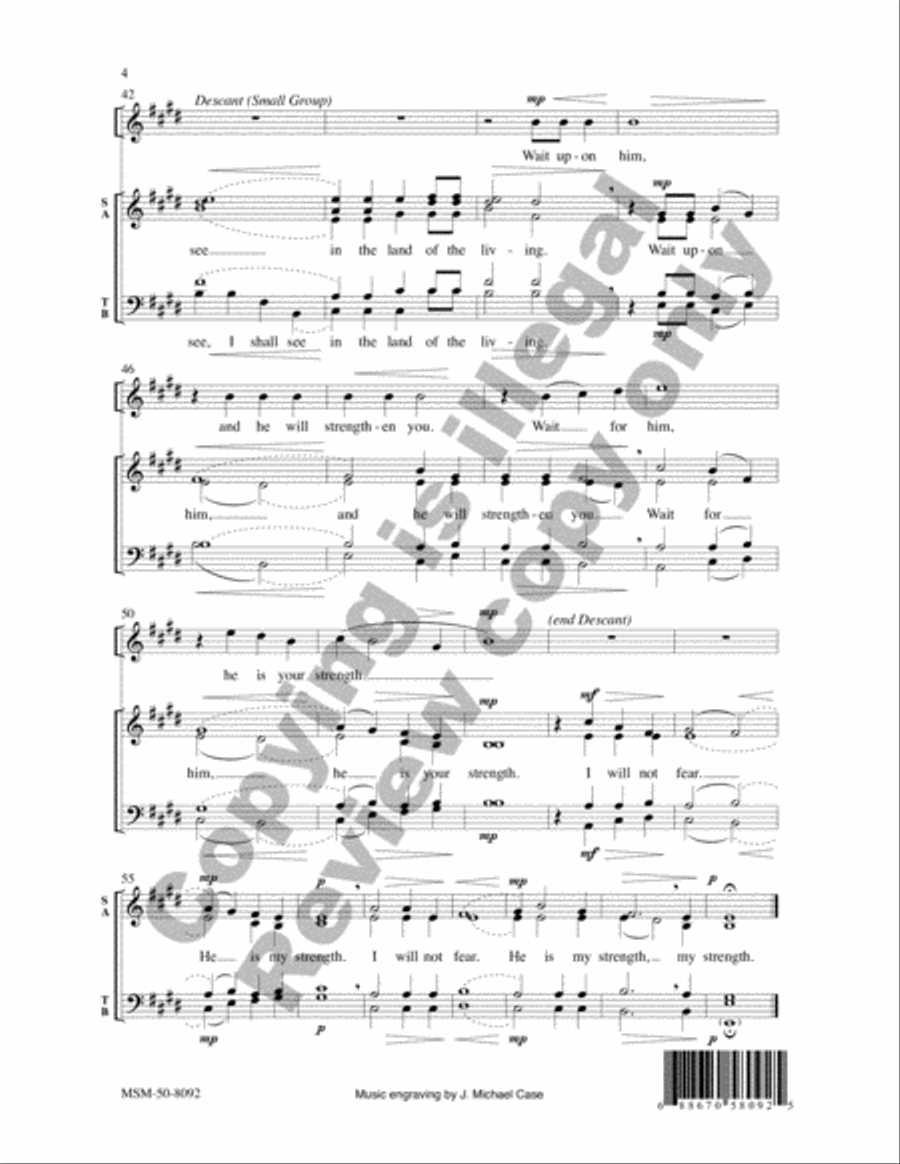 I Shall See I Shall See 4-Part scores gallery preview page 4