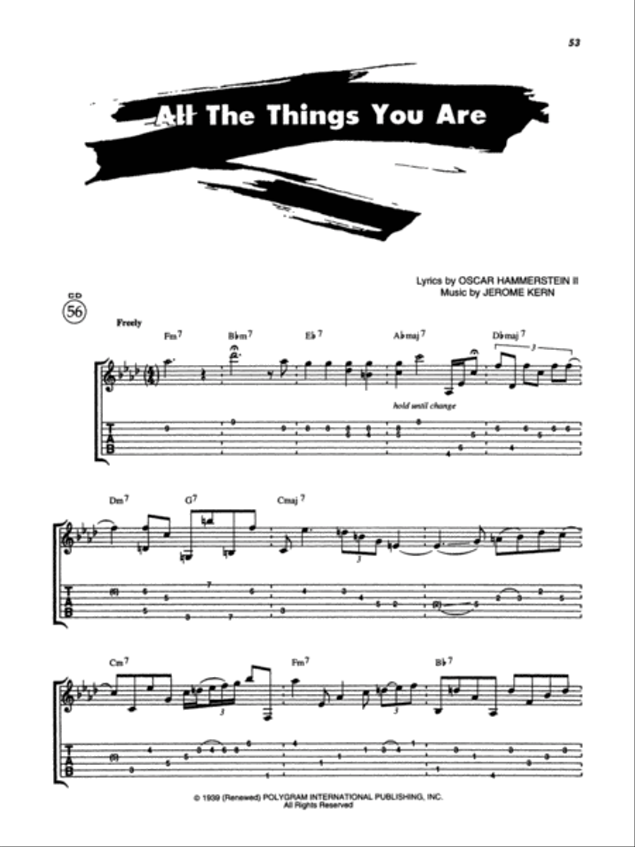 Joe Pass -- On Guitar Electric Guitar scores gallery preview page 54