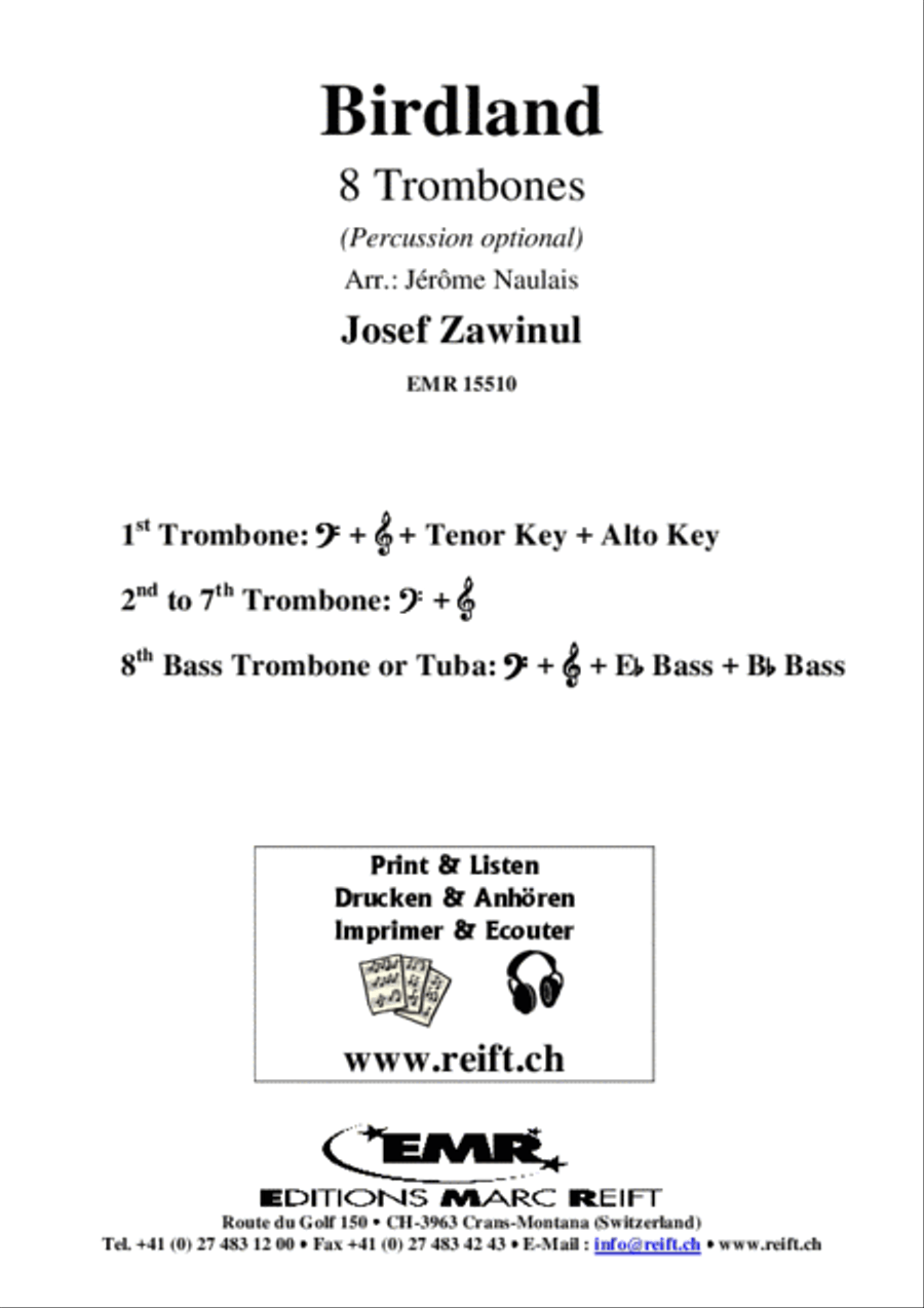 Birdland Trombone scores gallery preview page 2