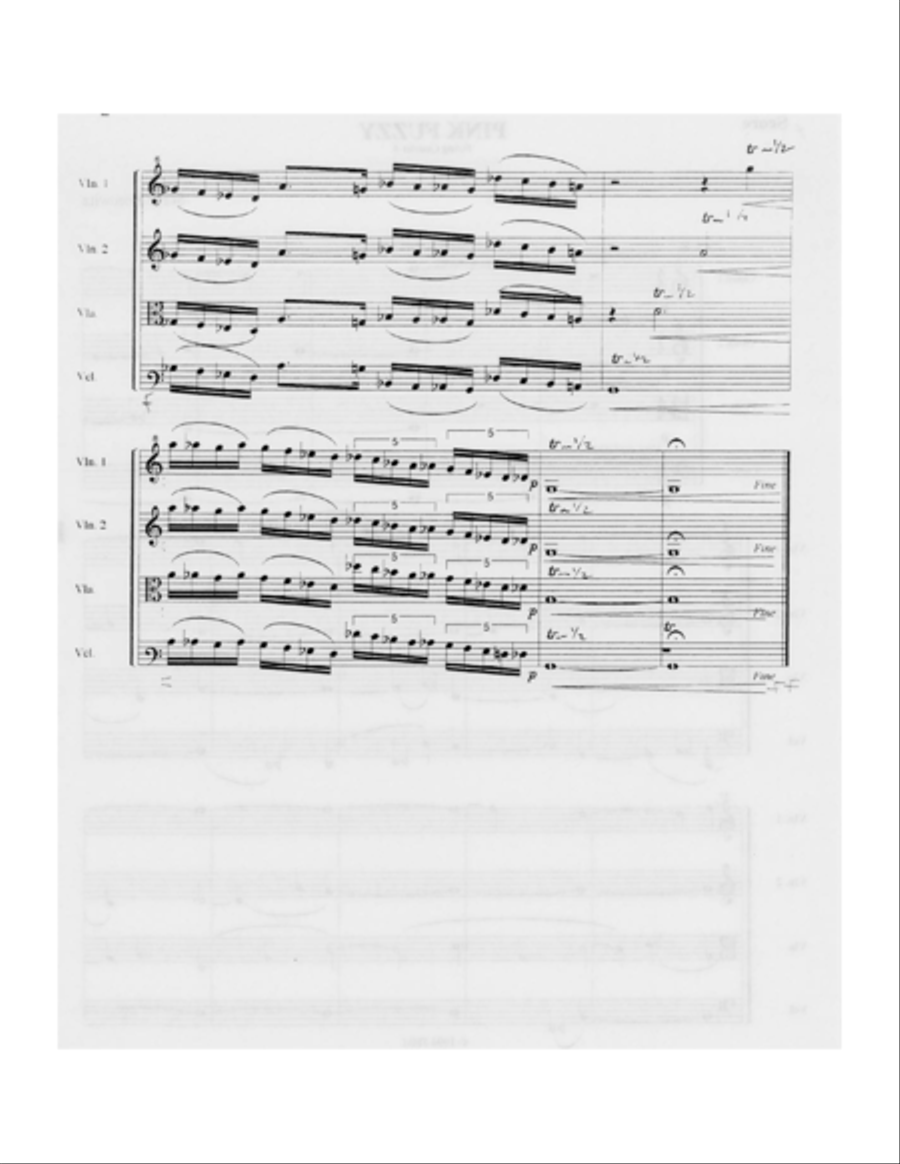 String Quartet #1-Remote Control String Quartet scores gallery preview page 4
