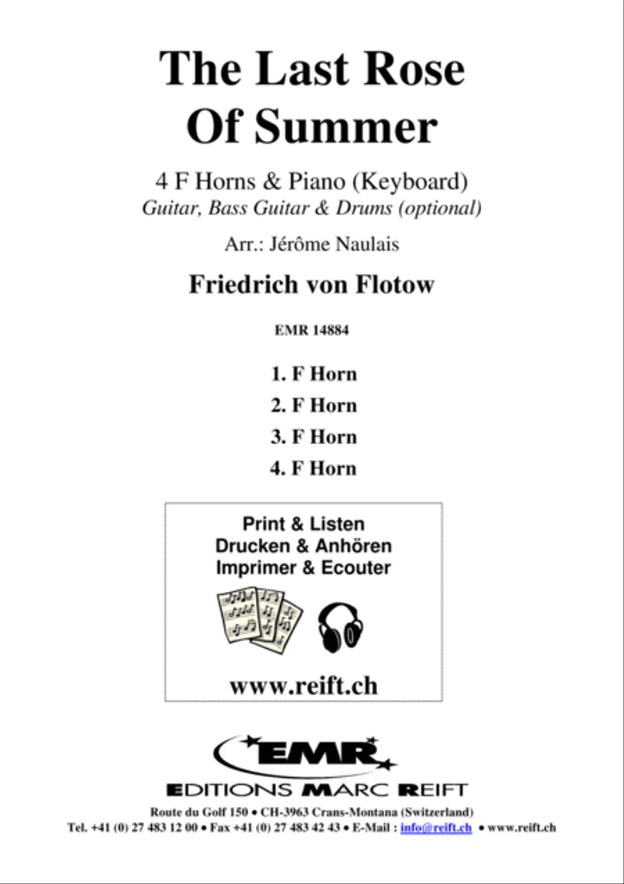 The Last Rose Of Summer Horn scores gallery preview page 2
