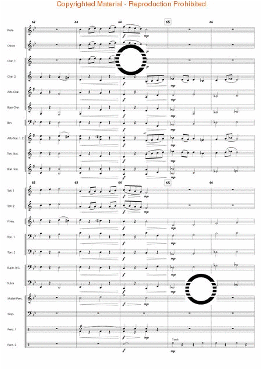 Armada of Freedom Armada of Freedom Concert Band scores gallery preview page 14