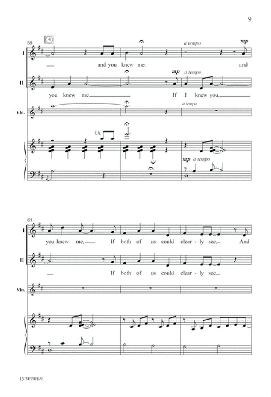 If I Knew You If I Knew You 2-Part scores gallery preview page 10