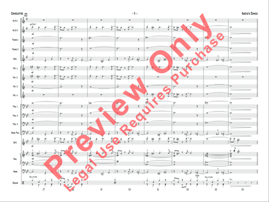 Sadie's Dance Sadie's Dance Jazz Ensemble scores gallery preview page 4
