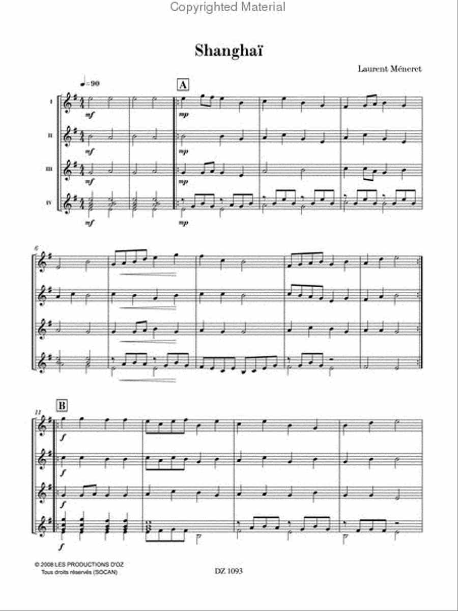 Voyages (CD incl.) Guitar Ensemble scores gallery preview page 2