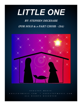 Book cover for Little One (for Solo and 2-part choir (SA)