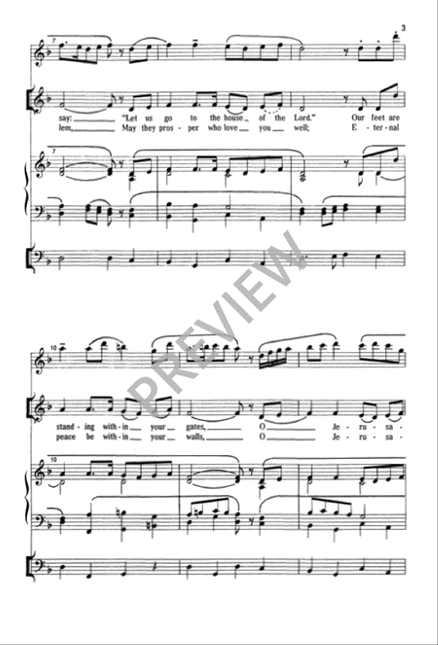 I Rejoiced When I Heard Them Say 2-Part scores gallery preview page 4