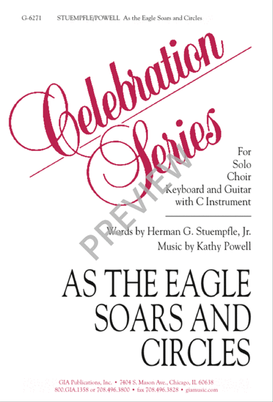 As the Eagle Soars and Circles 3-Part scores gallery preview page 1