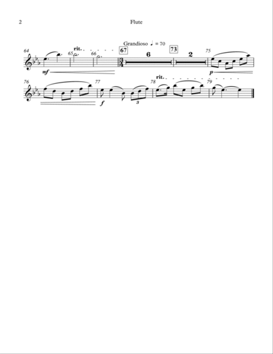 City Scapes - for mixed woodwind quintet - Parts Woodwind Quintet scores gallery preview page 2