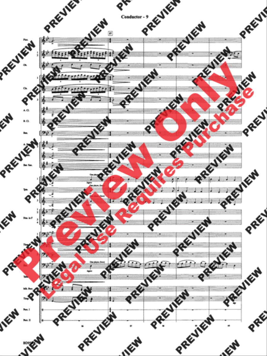 Twas in the Moon of Wintertime Concert Band scores gallery preview page 11