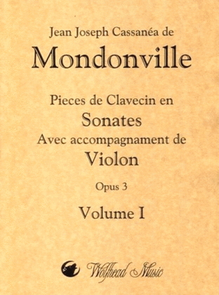Book cover for Violin Sonatas, op. 3 – Vol. 1