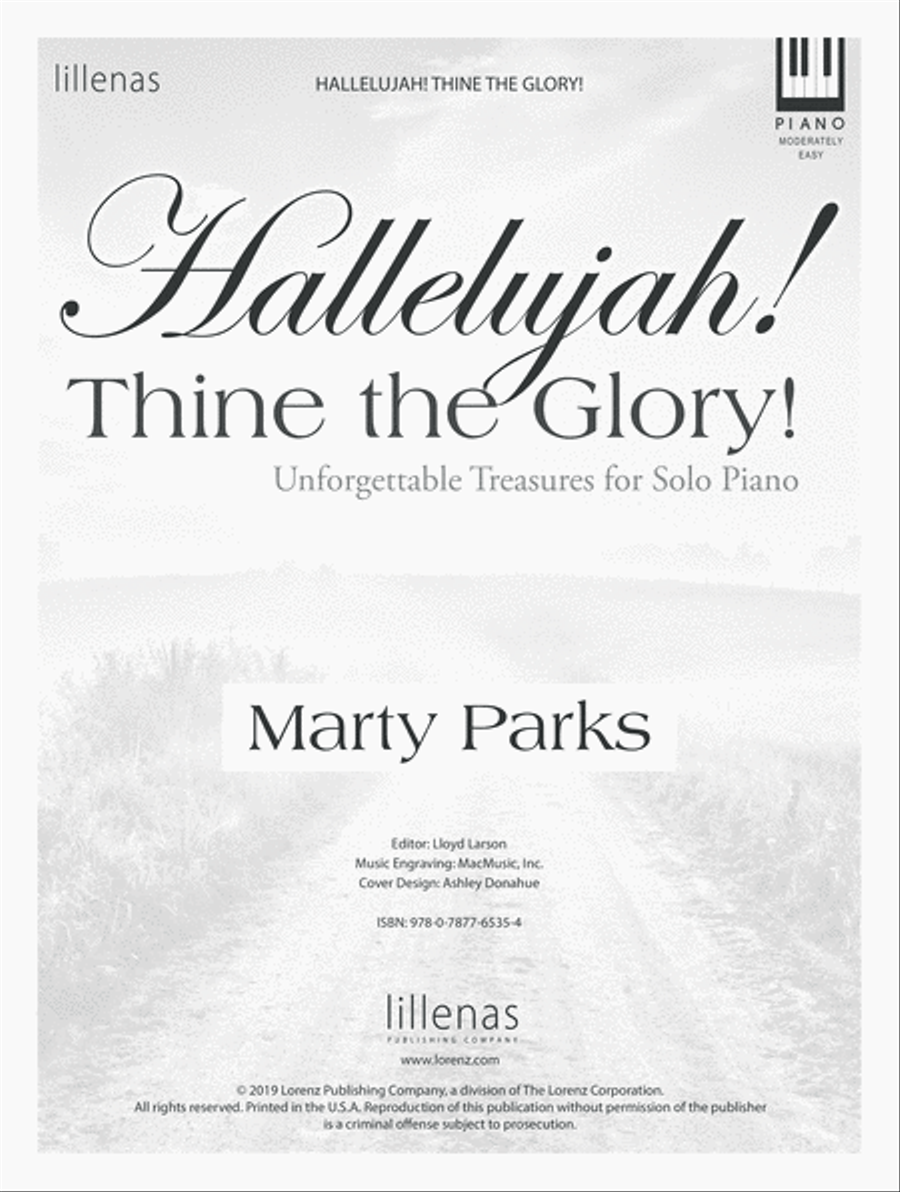 Hallelujah! Thine the Glory! Piano Solo scores gallery preview page 1