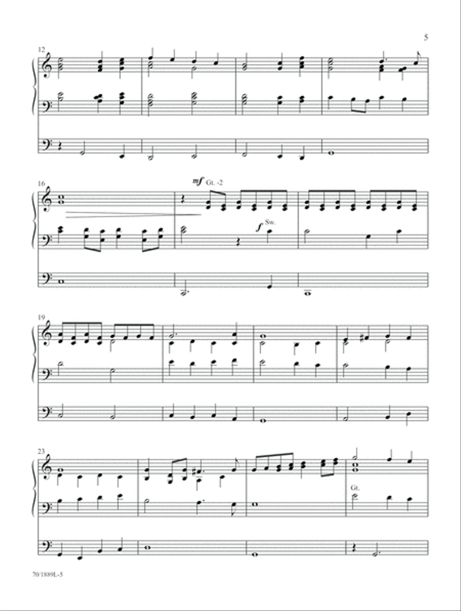 Go Out with Joy! (Digital Download) Organ scores gallery preview page 5