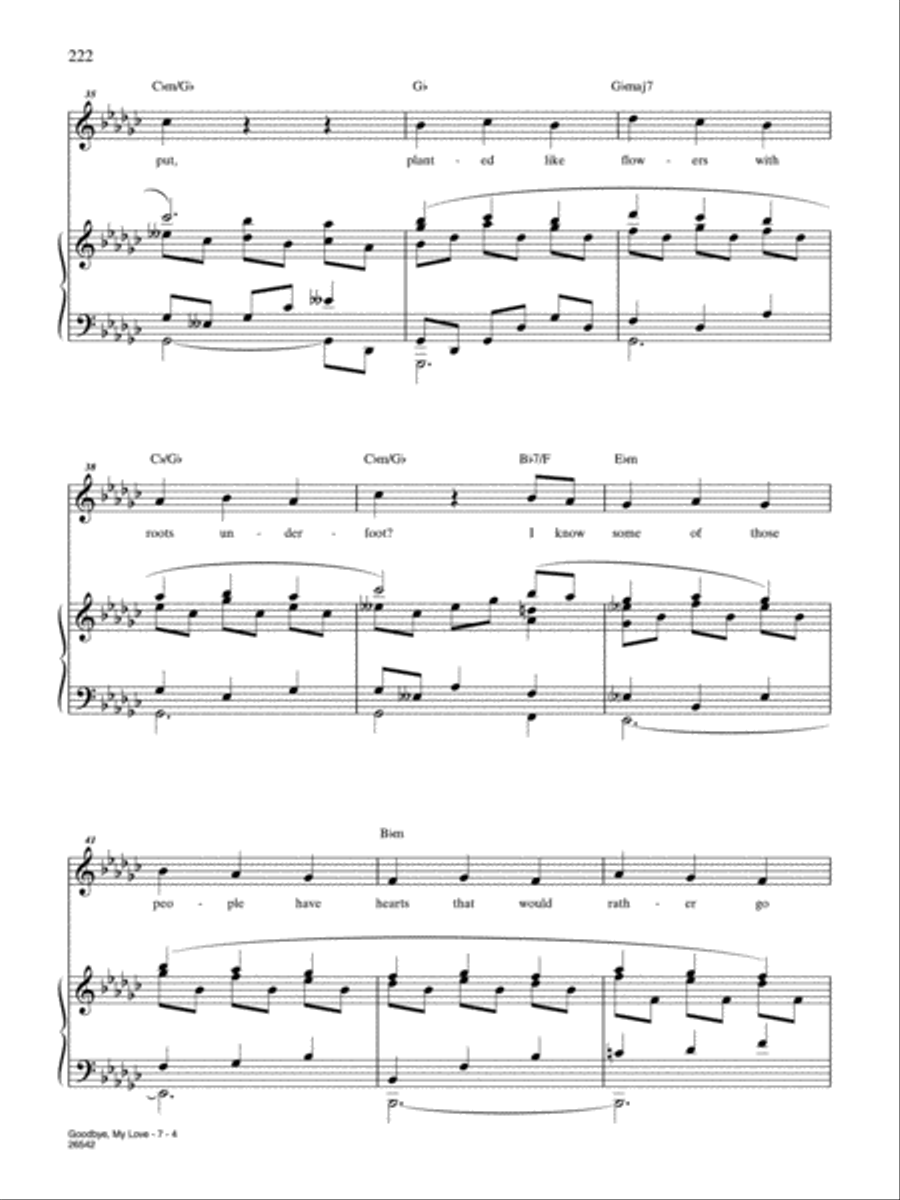 Goodbye, My Love (From 