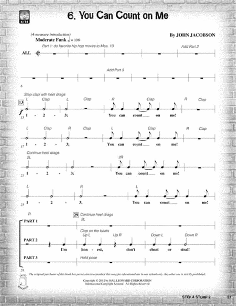 Step & Stomp 2 Choir scores gallery preview page 7