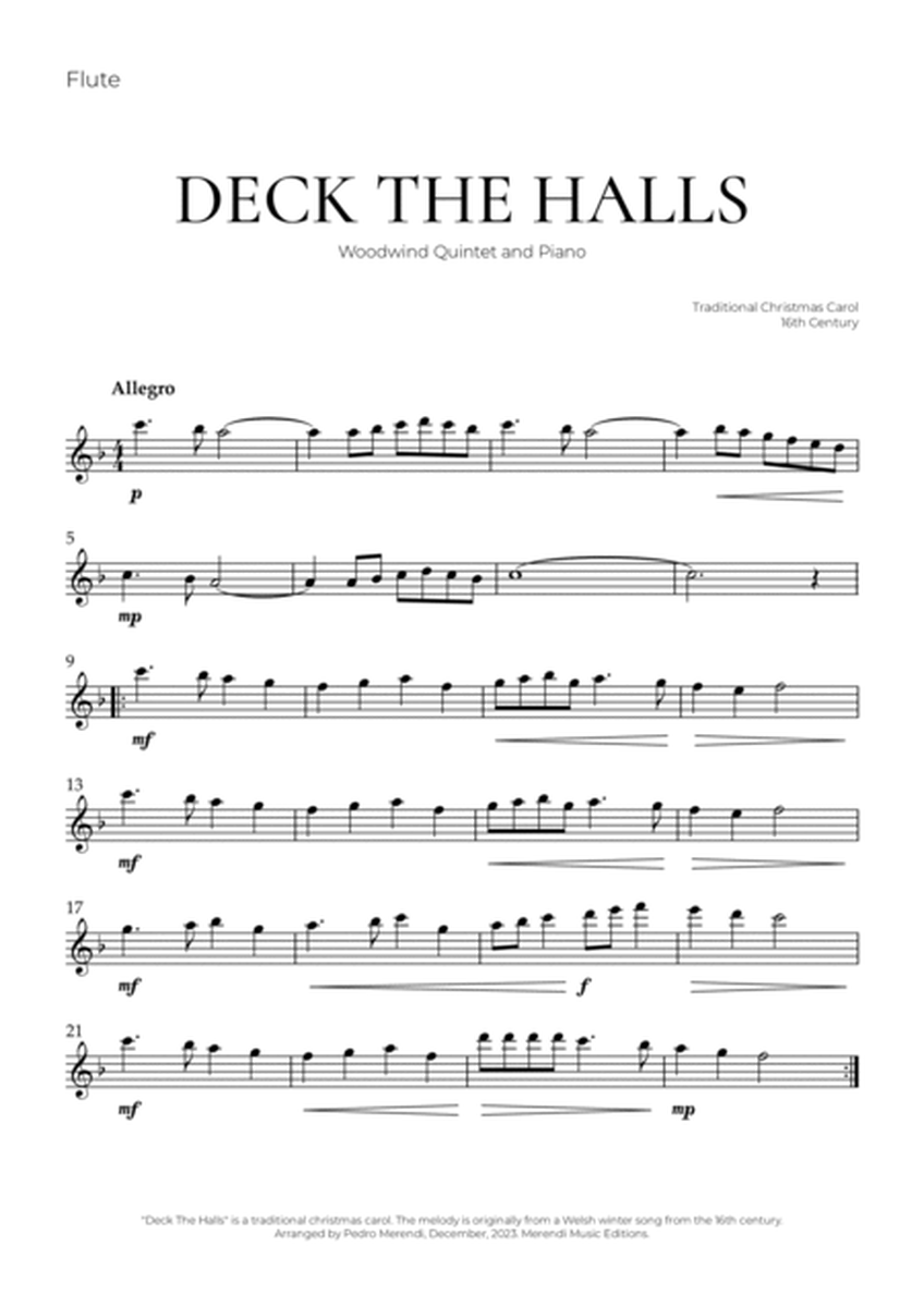 Deck The Halls (Woodwind Quintet) - Christmas Carol image number null