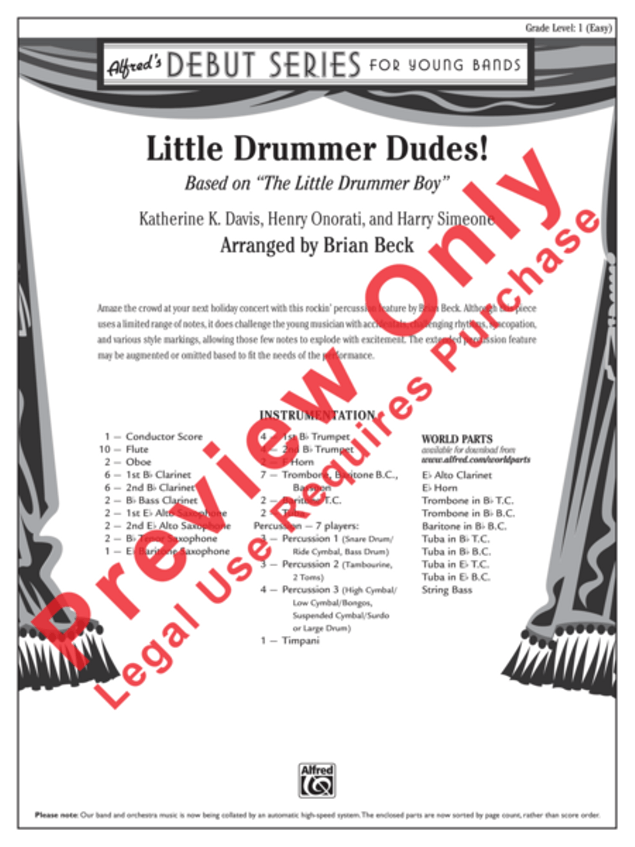 Little Drummer Dudes! image number null