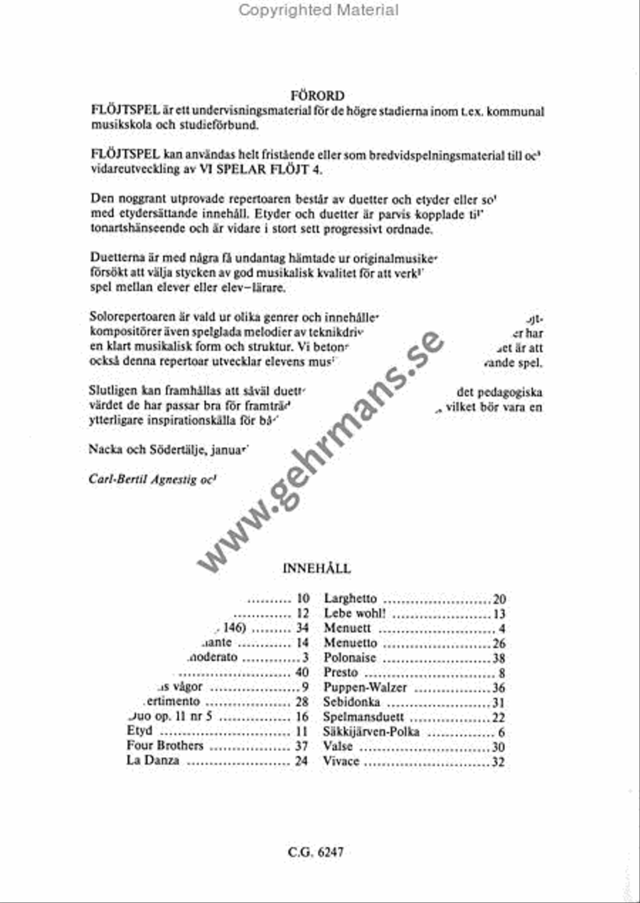 Flojtspel 1 Flute Duet scores gallery preview page 2