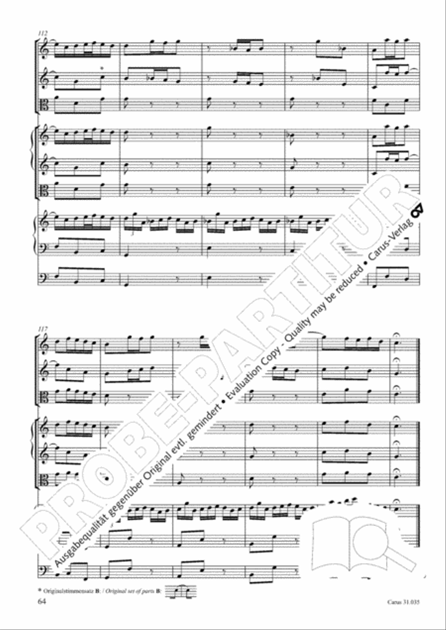Soul and spirit are astounded (Geist und Seele wird verwirret) English Horn scores gallery preview page 65