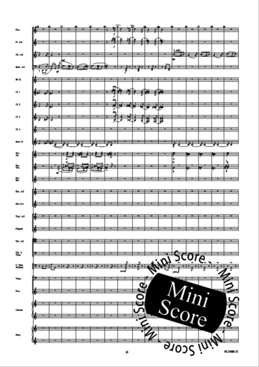 Endymion Concert Band scores gallery preview page 19