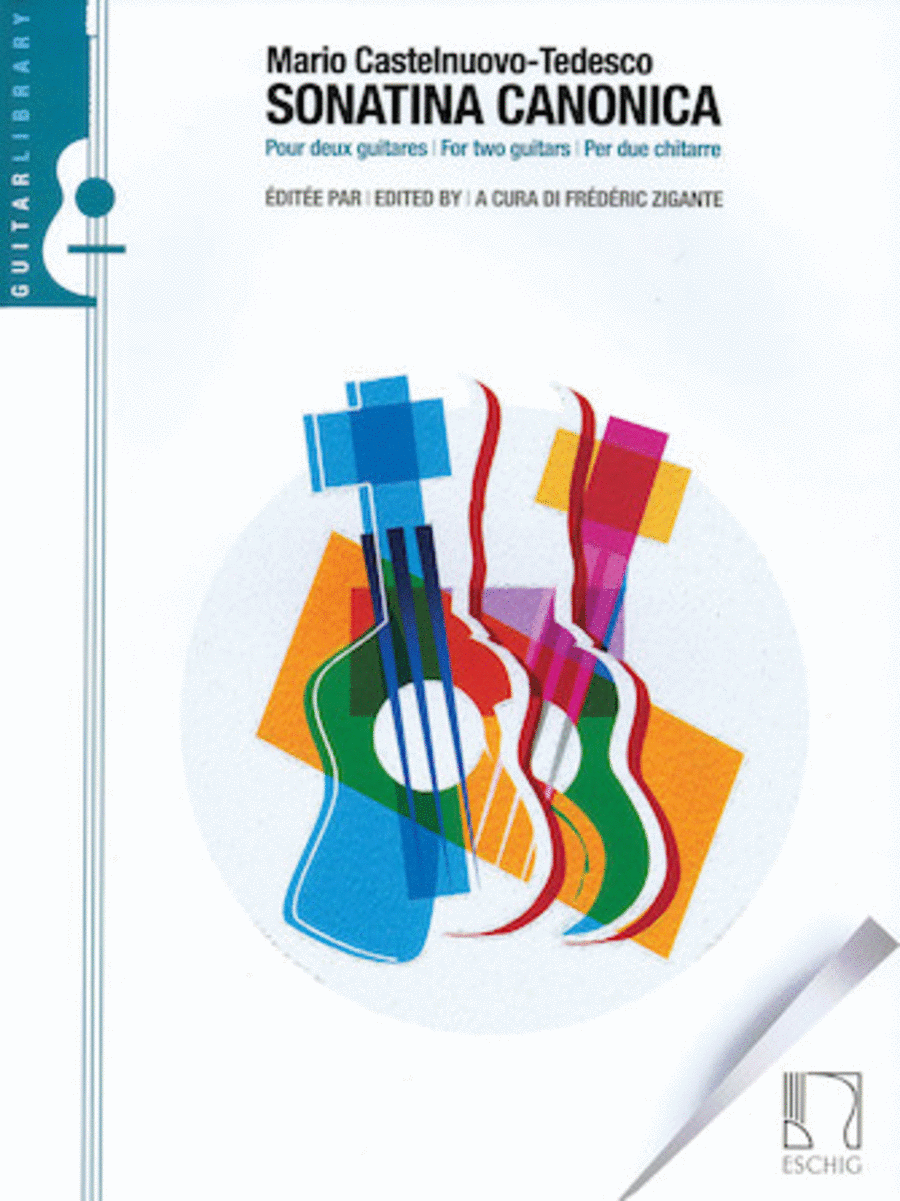 Sonatina Canonica Acoustic Guitar scores gallery preview page 1