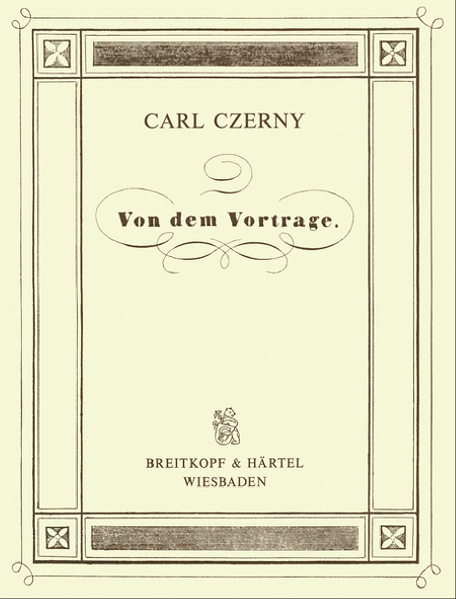 Von dem Vortrage Von dem Vortrage Piano scores gallery preview page 1