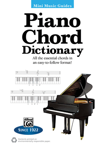 Mini Music Guides -- Piano Chord Dictionary
