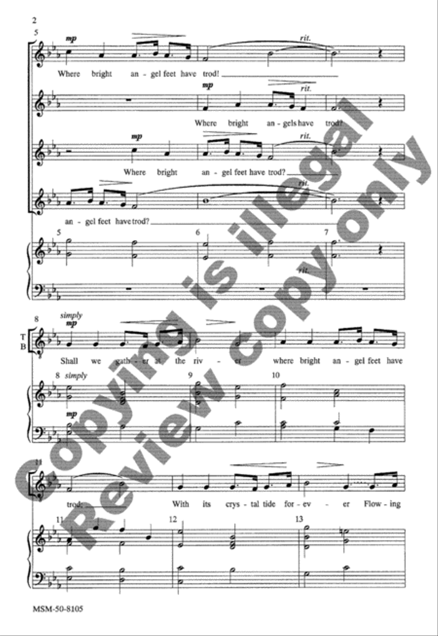 At the River Divisi scores gallery preview page 11