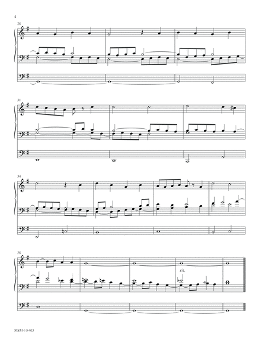 Arise and Shine Organ scores gallery preview page 4