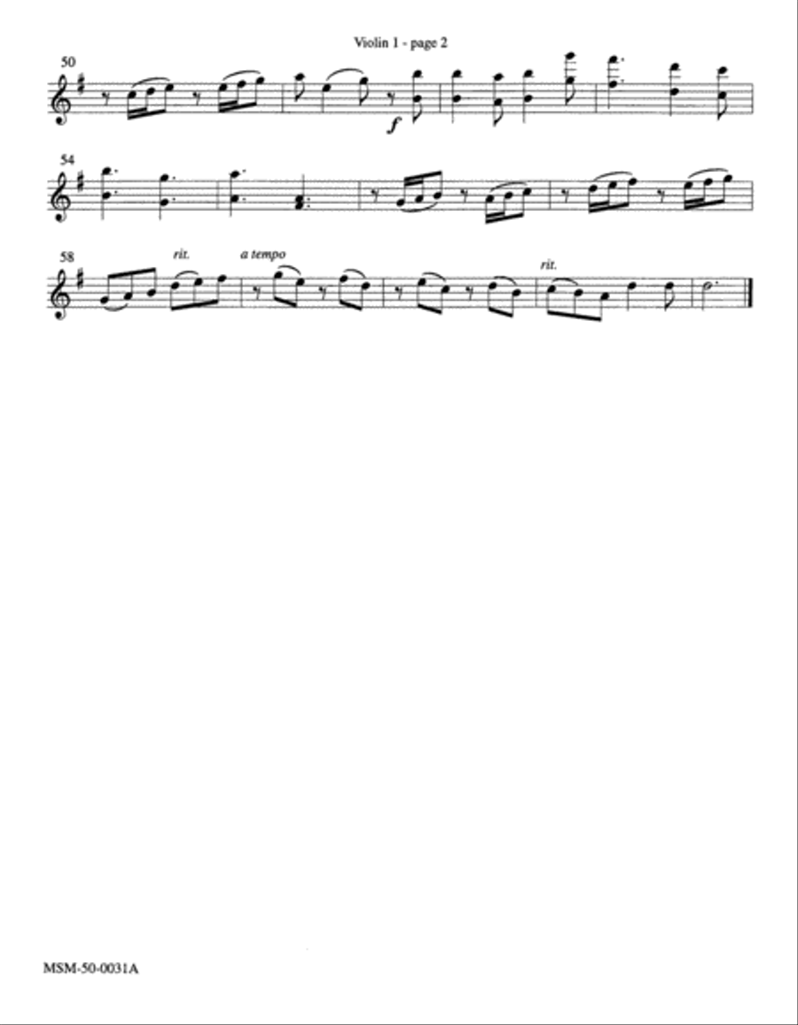 Behold, a Mystical Rose (Downloadable String Parts) Choir scores gallery preview page 2