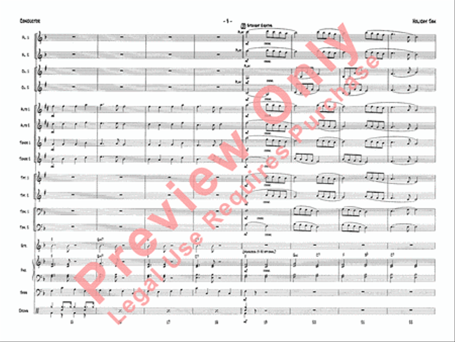 Holiday Jam Jazz Ensemble scores gallery preview page 6