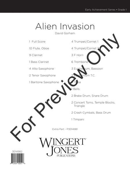 Alien Invasion - Full Score