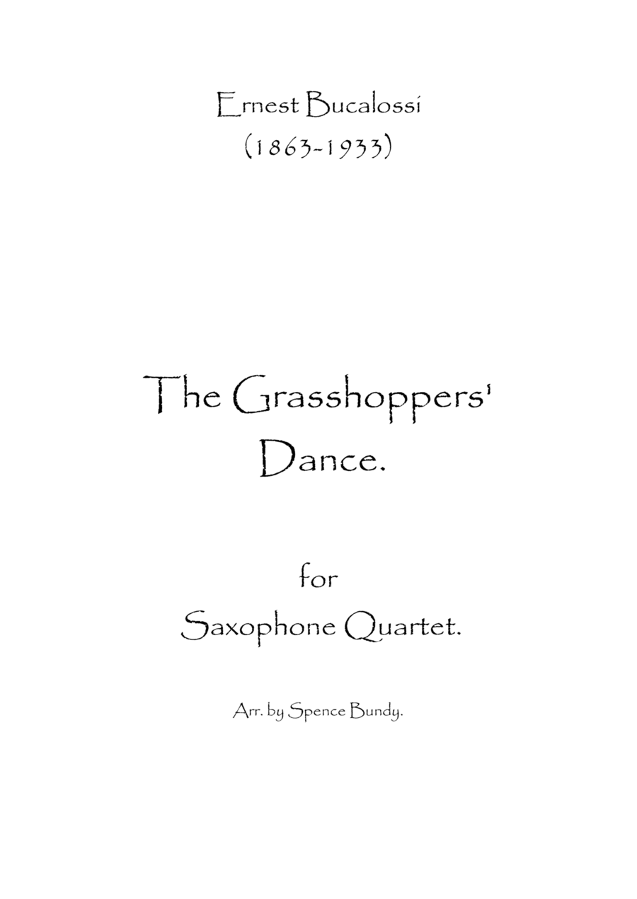 The Grasshoppers' Dance Woodwind Quartet scores gallery preview page 1