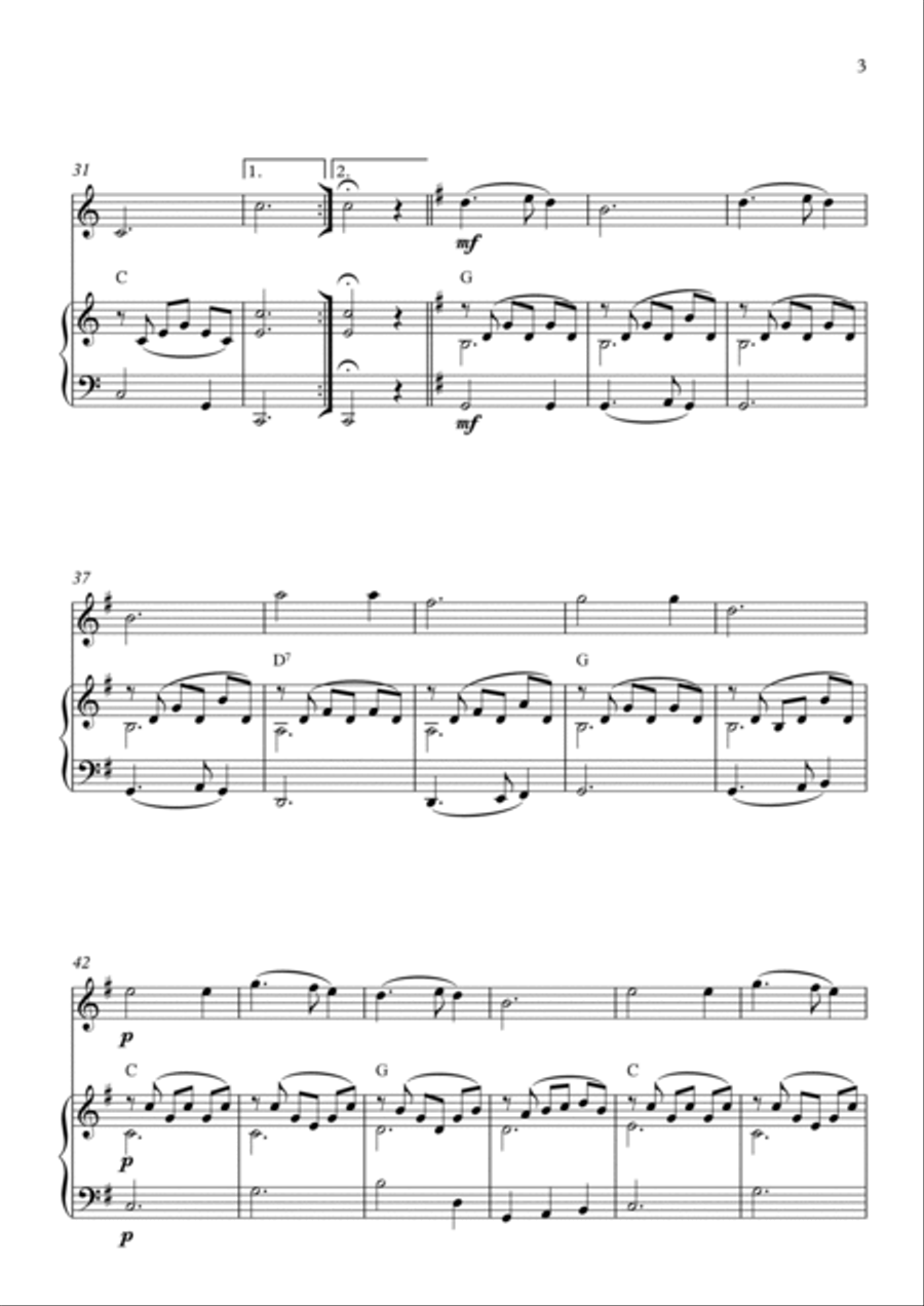 Silent Night Chamber Music scores gallery preview page 3