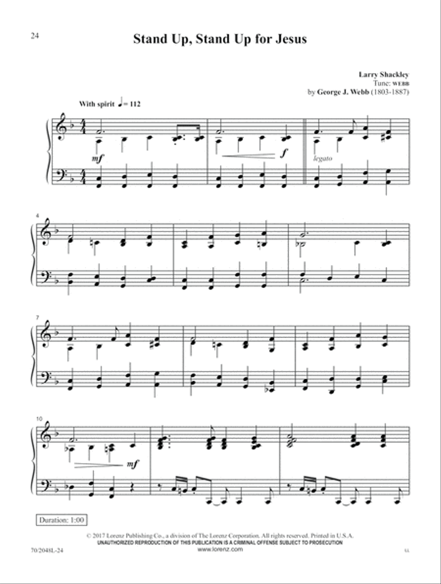 Sixty-Second Service Solutions Piano Solo scores gallery preview page 11