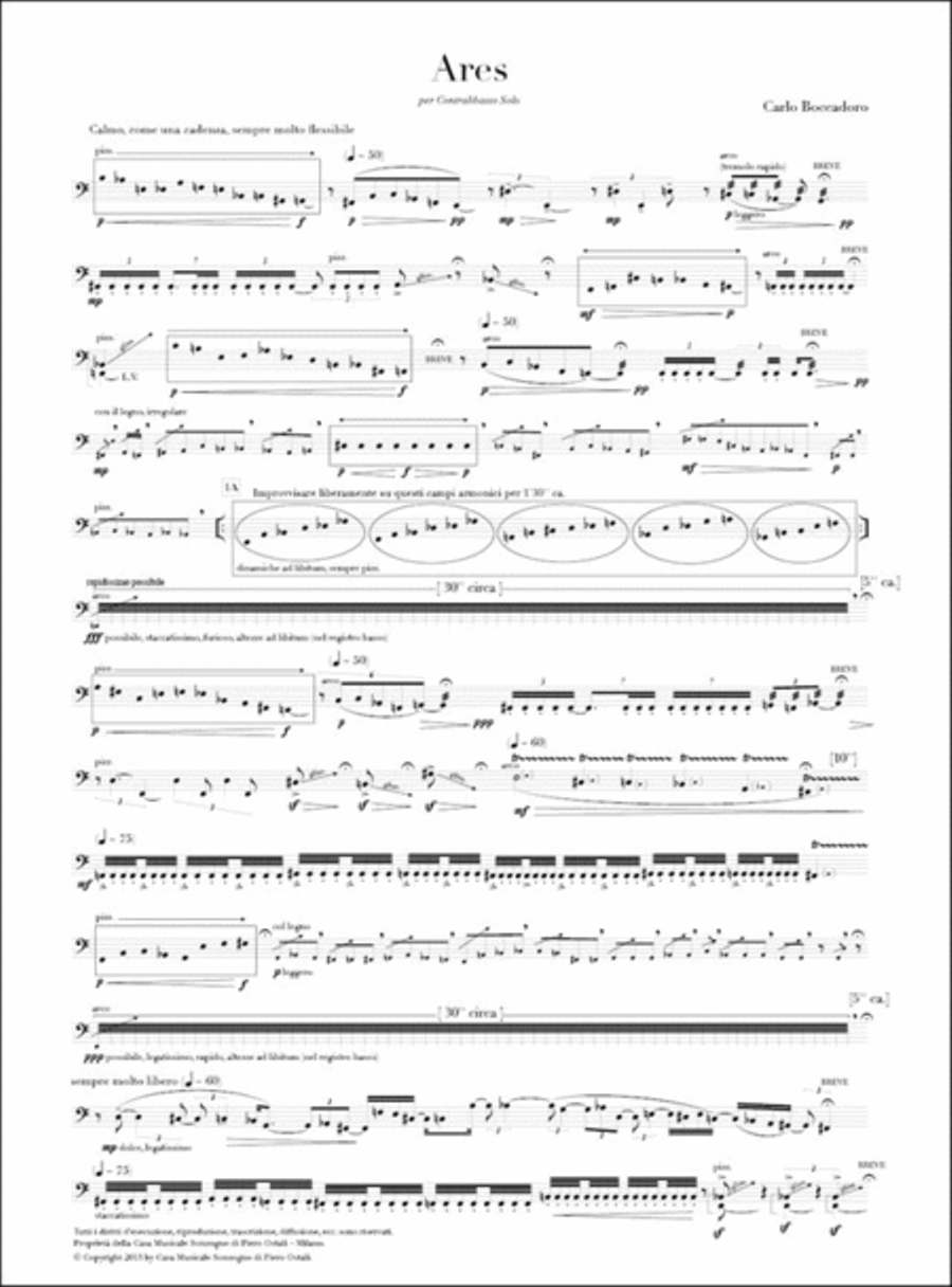 Ares Ares Double Bass scores gallery preview page 2