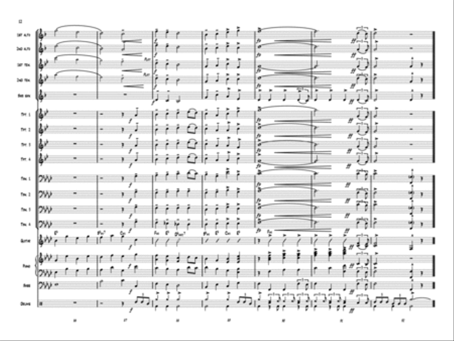 Christmas Fantasy for Jazz Band Jazz Ensemble scores gallery preview page 13