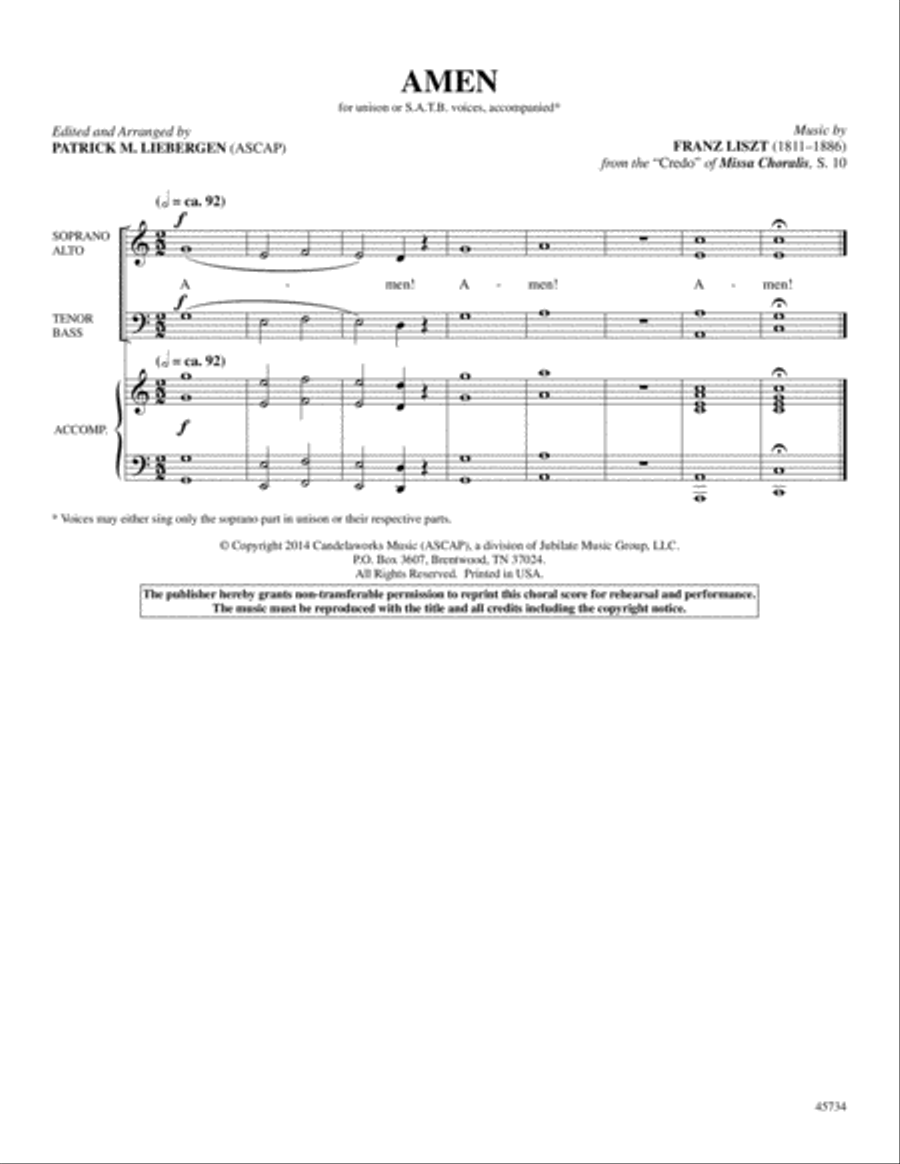 Instant Introits and Amens Choir scores gallery preview page 47
