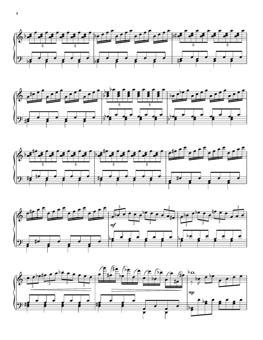 Morning Passages (from The Hours) Piano Solo scores gallery preview page 4