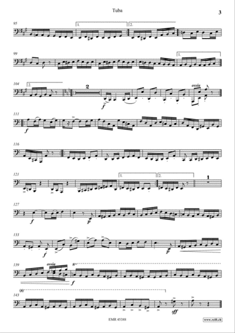 Zigeunerweisen Tuba scores gallery preview page 4