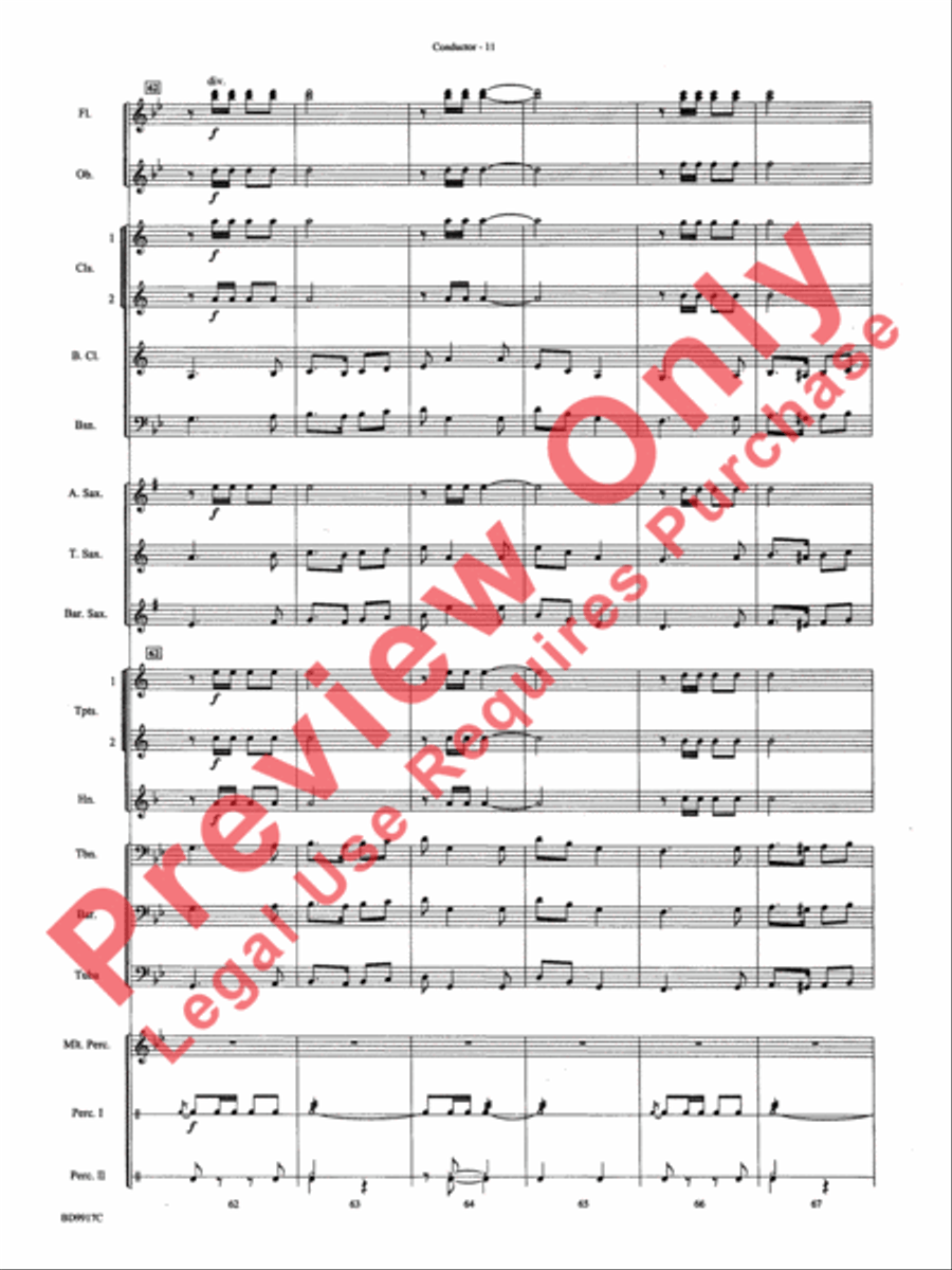 Barnum and Bailey's Favorite Concert Band scores gallery preview page 14