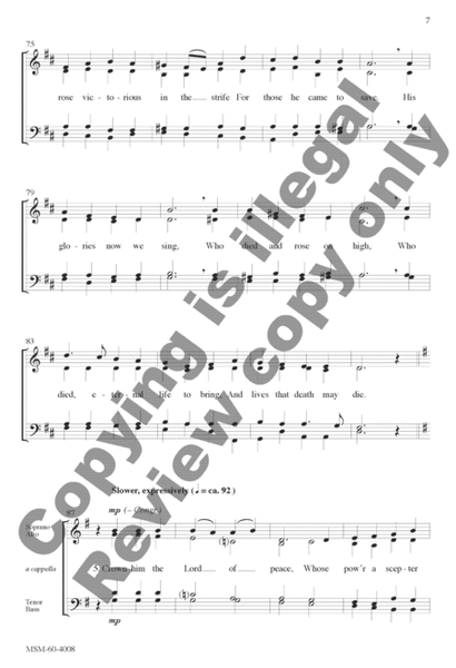 Crown Him with Many Crowns (Choral Score) image number null