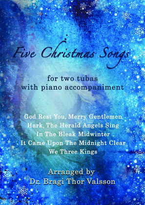 Five Christmas Songs - two Tubas with Piano accompaniment