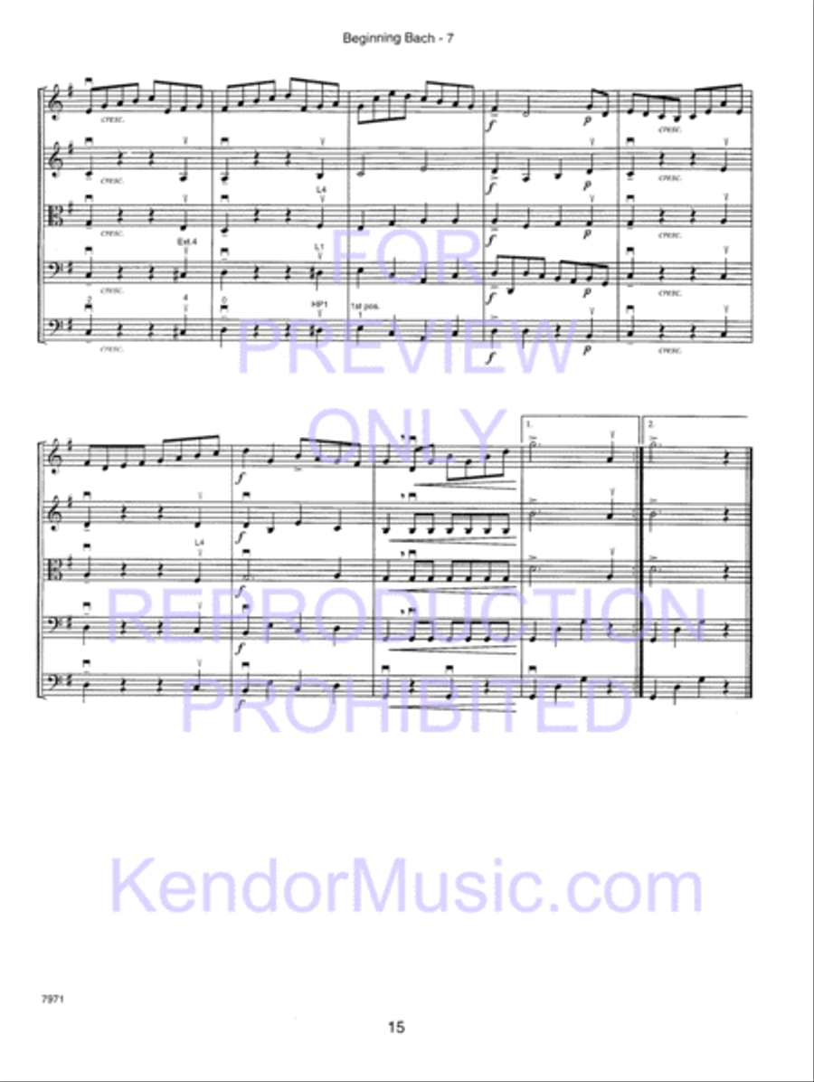 Kendor Concert Favorites , Volume 1 (Score) - with MP3s String Orchestra scores gallery preview page 76