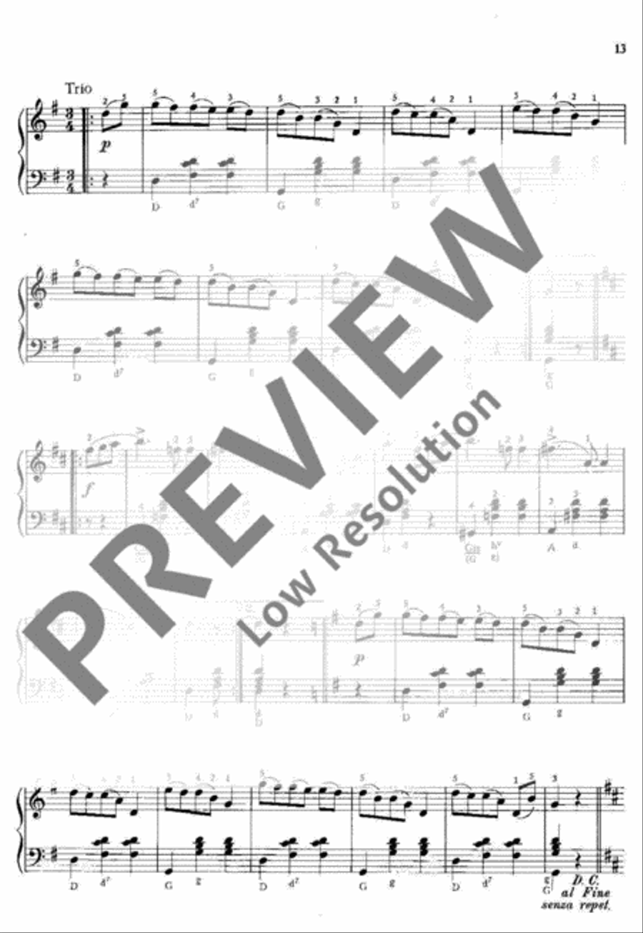 Kleine Tänze großer Meister Accordion scores gallery preview page 14