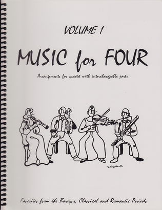 Book cover for Music for Four, Volume 1, Part 4 - Cello/Bassoon