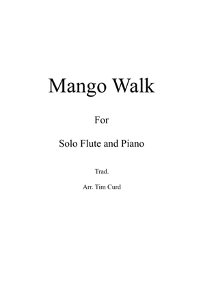 Book cover for Mango Walk for Solo Flute and Piano
