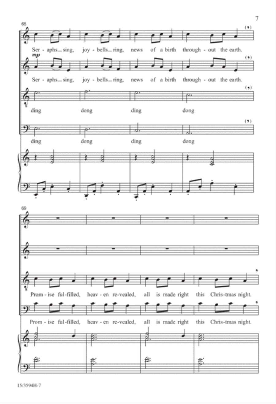 Ukrainian Bell Carol 4-Part scores gallery preview page 7