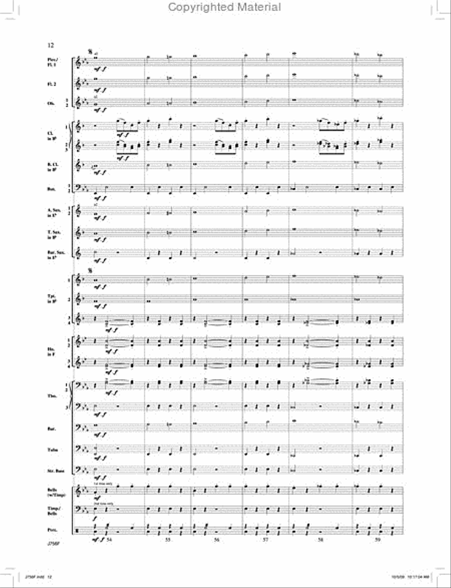 Entry of the Gladiators Concert Band scores gallery preview page 13