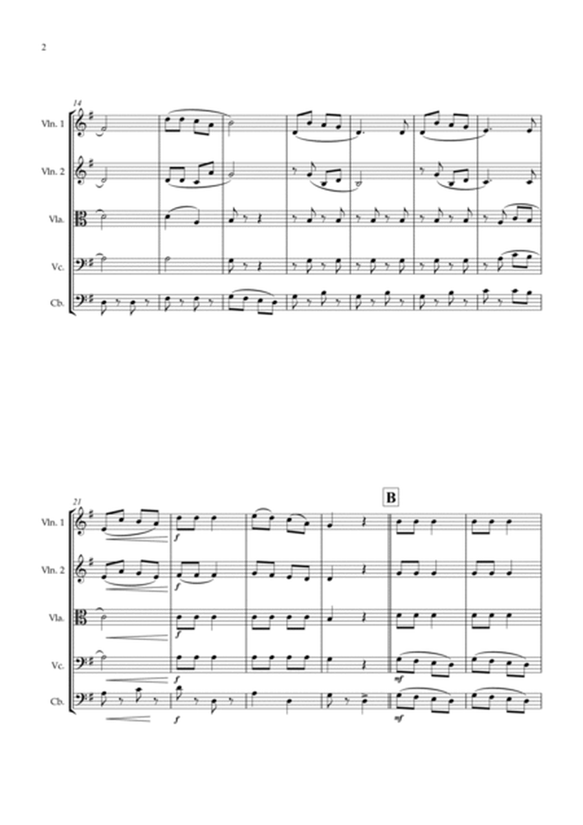 Jingle Bells for String Quintet in G major image number null
